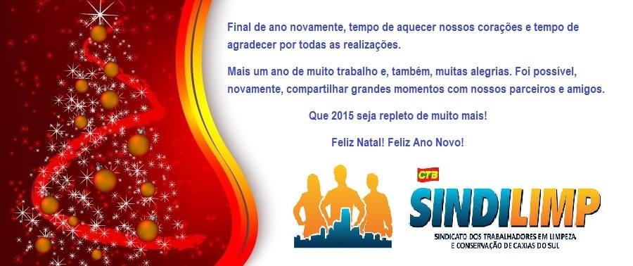 Feliz Natal e próspero Ano Novo - Sindalesp