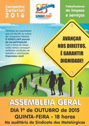 Comea a Campanha Salarial 2016