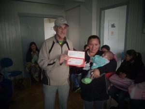 No ms de Agosto foram entregues mais 13 cheques do Beneficio Natalidade