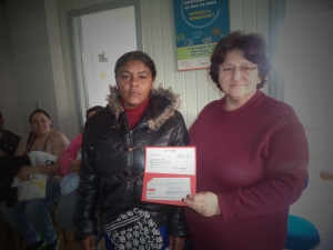 No ms de Agosto foram entregues mais 13 cheques do Beneficio Natalidade