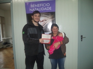 No ms de Julho o Sindilimp entregou mais 9 cheques do Benefcio Social Familiar