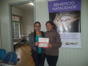 No ms de Julho o Sindilimp entregou mais 9 cheques do Benefcio Social Familiar