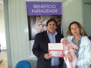 O Sindilimp entrega Benefcio Natalidade  13 mulheres