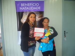 O Sindilimp fez a entrega dos Benefcio Natalidade dos meses de Outubro e Novembro