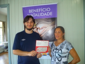 O Sindilimp fez a entrega dos Benefcio Natalidade dos meses de Outubro e Novembro