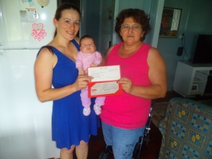 O Sindilimp fez a entrega dos Benefcio Natalidade dos meses de Outubro e Novembro