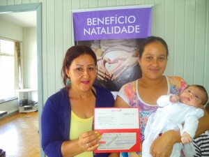 O Sindilimp fez a entrega dos Benefcio Natalidade dos meses de Outubro e Novembro