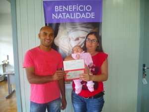 O Sindilimp fez a entrega dos Benefcio Natalidade dos meses de Outubro e Novembro