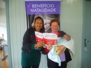 O Sindilimp fez a entrega dos Benefcio Natalidade dos meses de Outubro e Novembro
