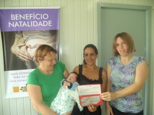 O Sindilimp fez a entrega dos Benefcio Natalidade dos meses de Outubro e Novembro