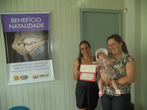 O Sindilimp fez a entrega dos Benefcio Natalidade dos meses de Outubro e Novembro