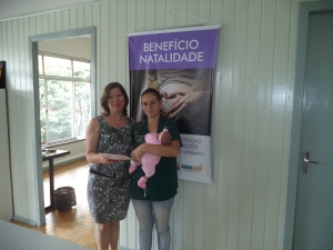 O Sindilimp fez a entrega dos Benefcio Natalidade dos meses de Outubro e Novembro