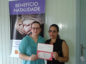 O Sindilimp fez a entrega dos Benefcio Natalidade dos meses de Outubro e Novembro