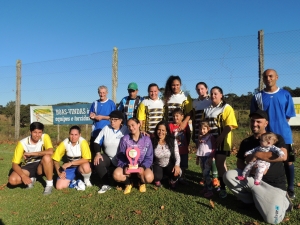 O segundo lugar feminino foi para as corajosas do amarelo e branco. 
